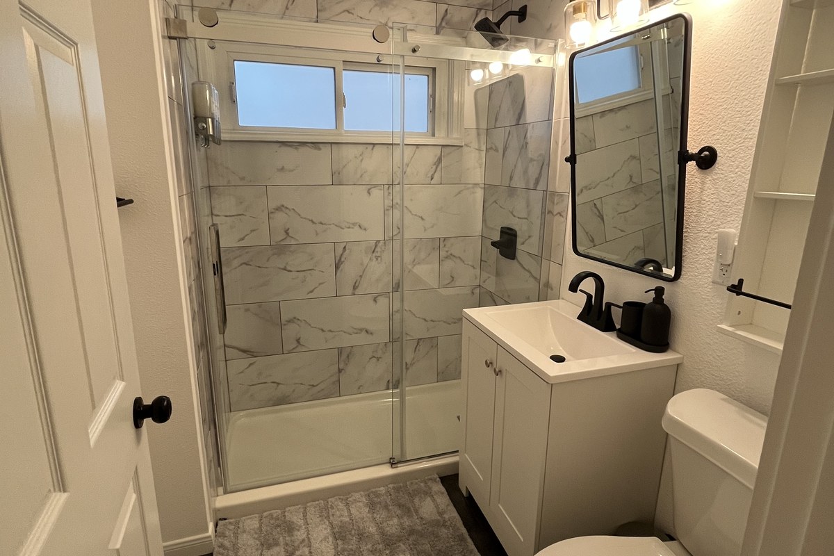 Bathroom after remodel